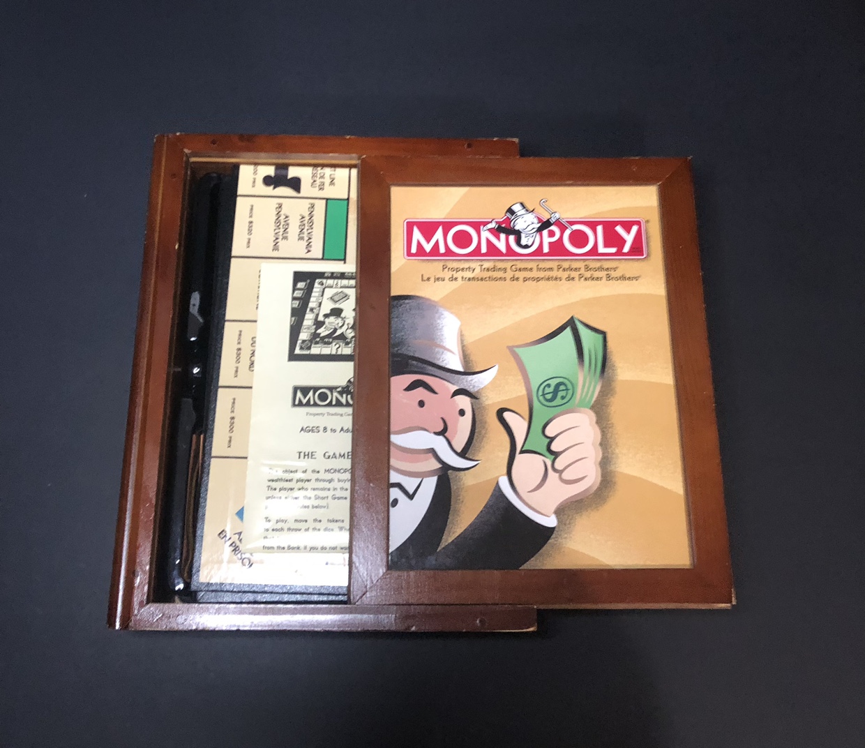 Vintage Wood Monopoly 2005 - photo 4