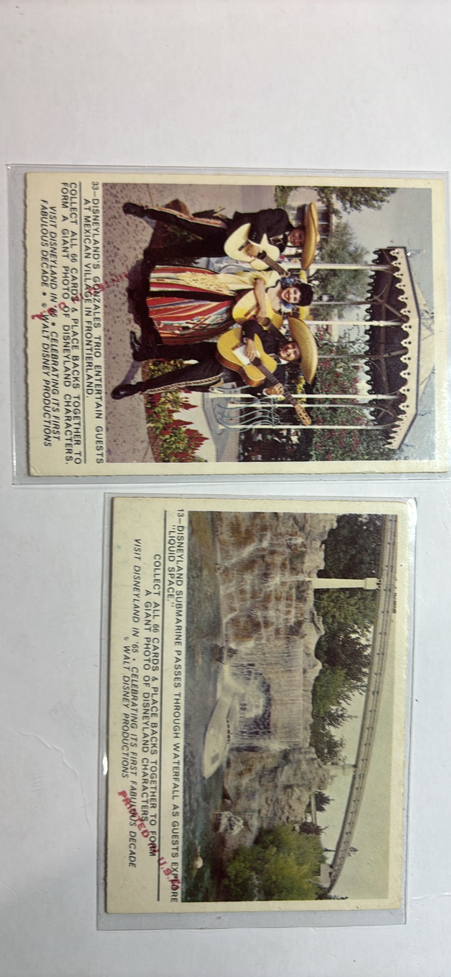 1965 Donruss, Disney Puzzlebacks, ExCond