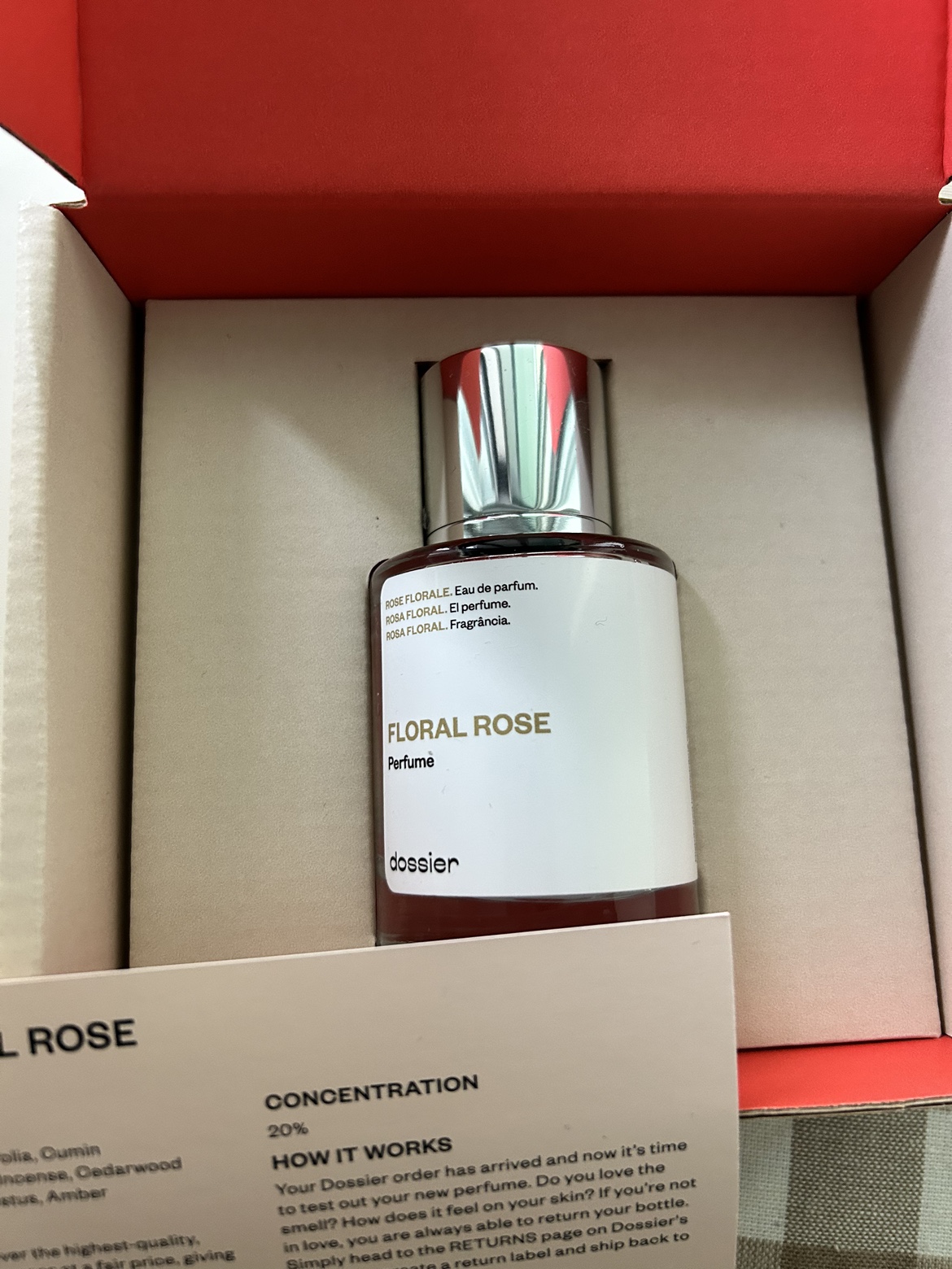 Dossier Floral Rose Eau de Parfum