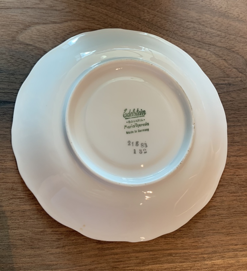 Vintage Edelstein Maria Theresa Tea cup/Saucer image indicator(5)