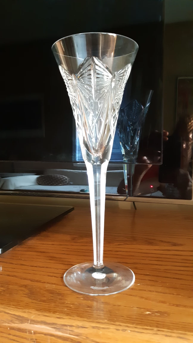 #freecycle  Crystal champagne glass thumbnail