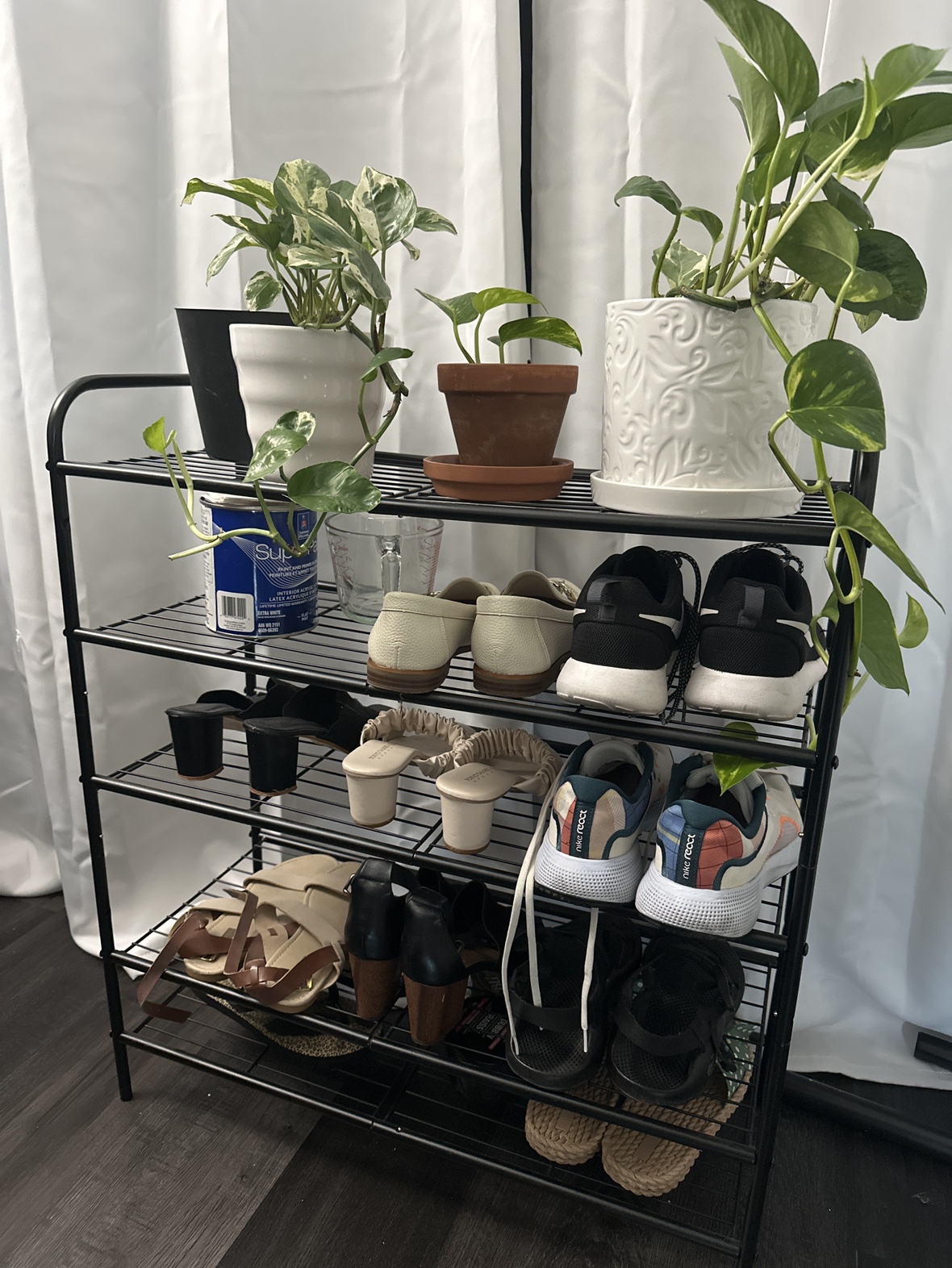 Shoe rack 5 tiered