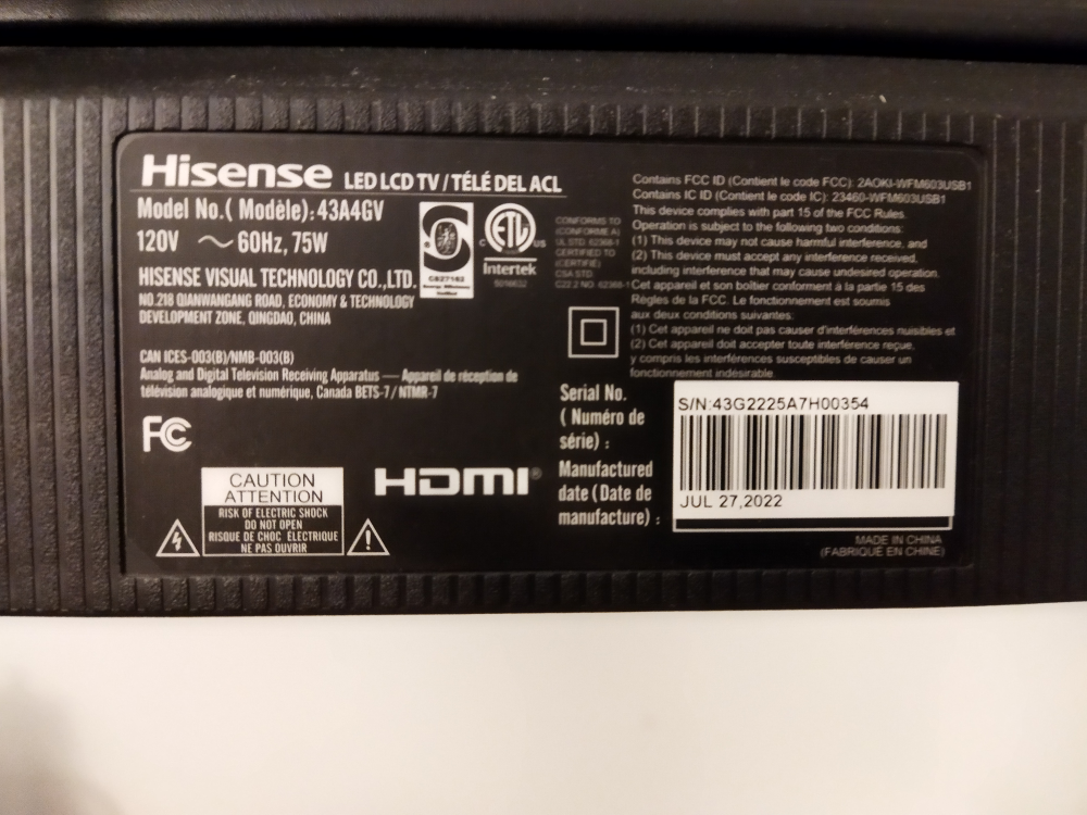 Hisense Smart Full HD TV - 43 inch - photo 3