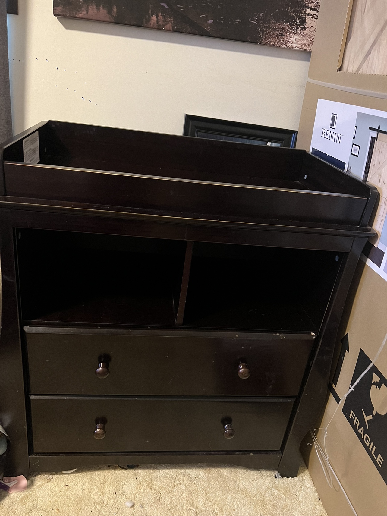 Baby change table