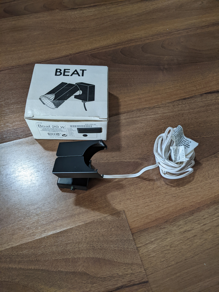 Ikea Beat light fixture #freecycle