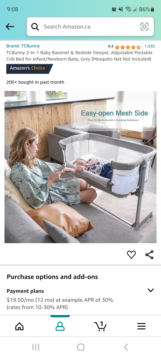 TCBunny Baby Bassinet