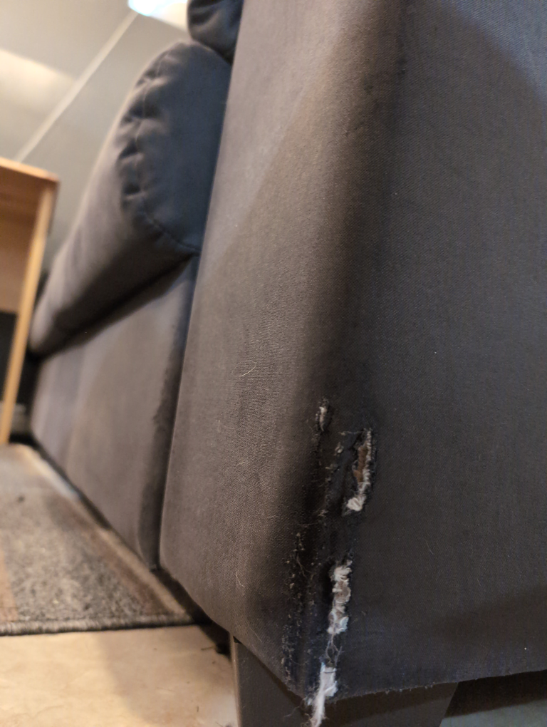 Dark grey couch VERY comfy image indicator(2)