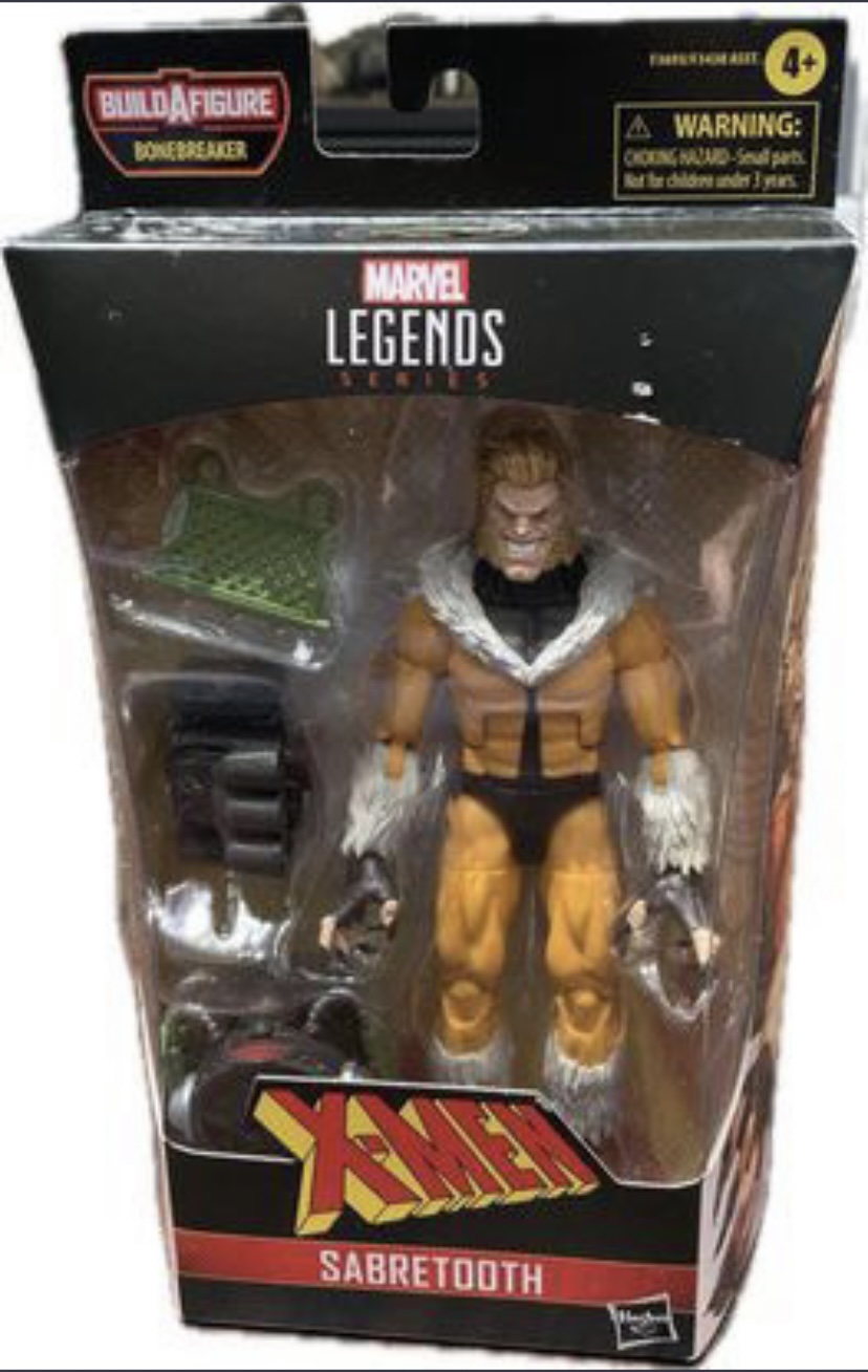 Hasbro Marvel Legends Bonebreaker BAF X-Men Sabertoothtt Action image indicator(3)