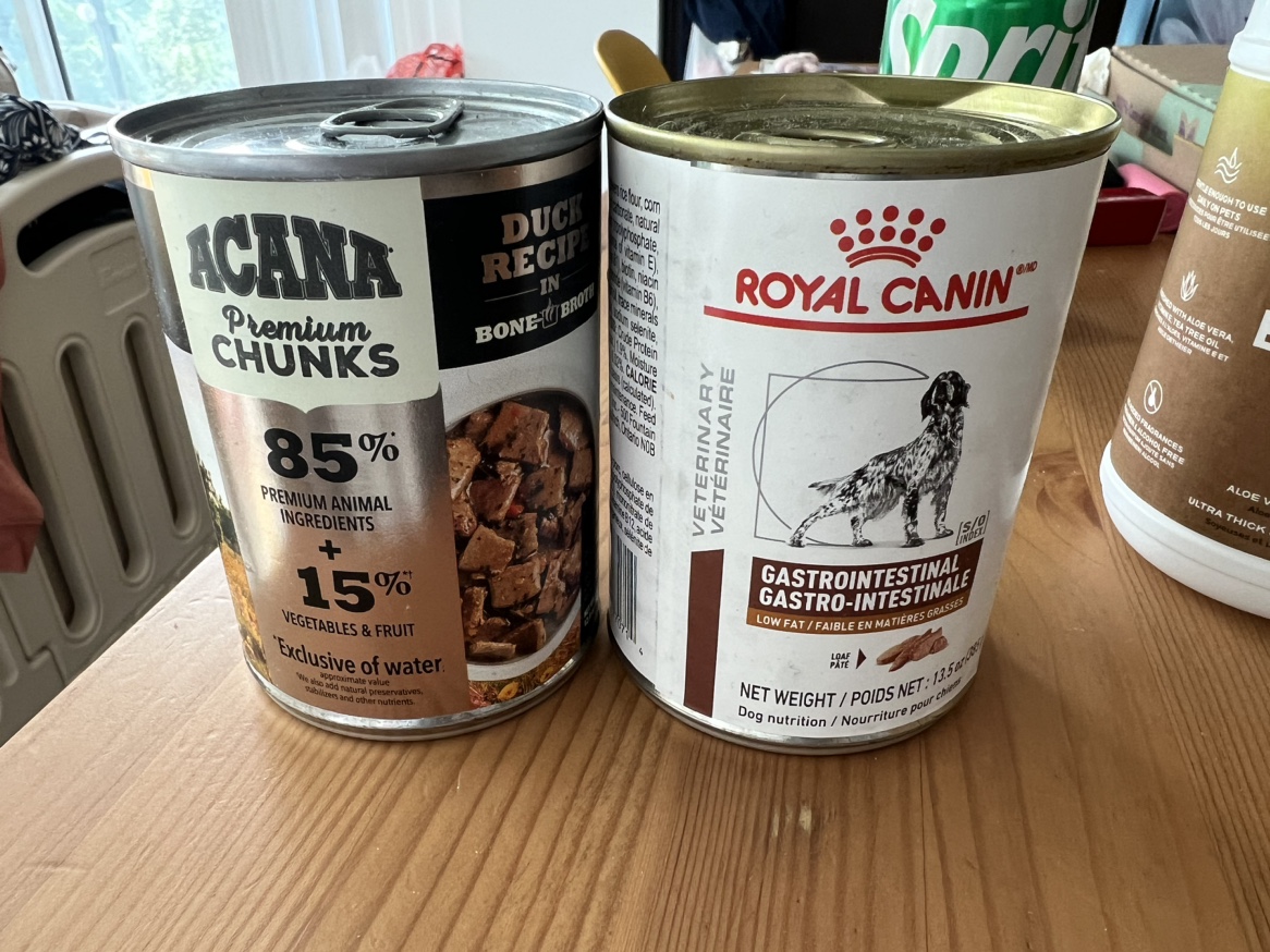 Dog can food
