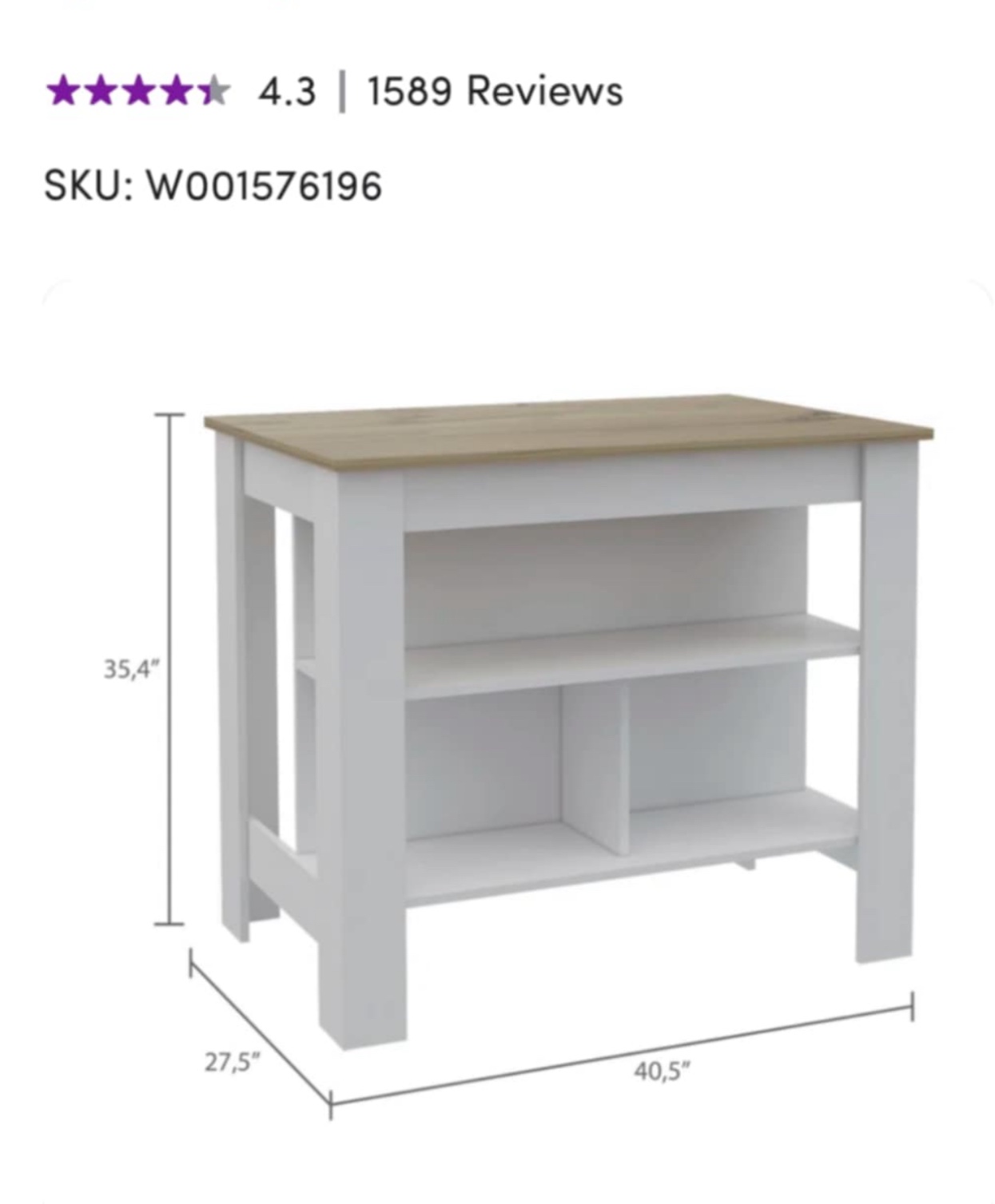 Kitchen island + 2 seats - photo 4