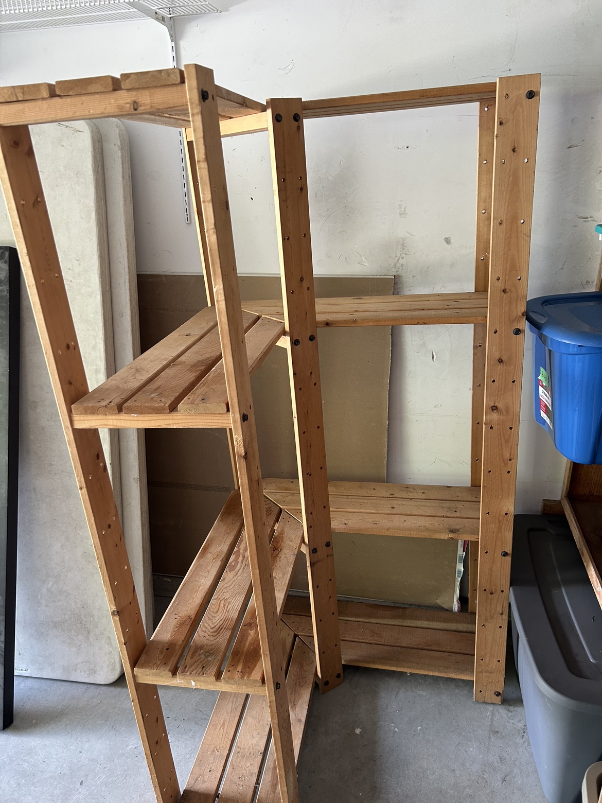 Wooden shelf