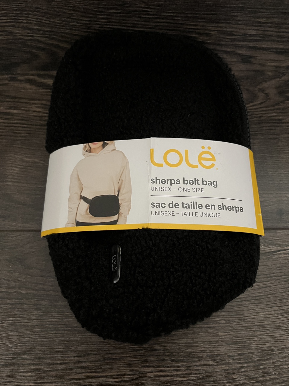 Lole - Sherpa Belt Bag, Unisex, Black thumbnail