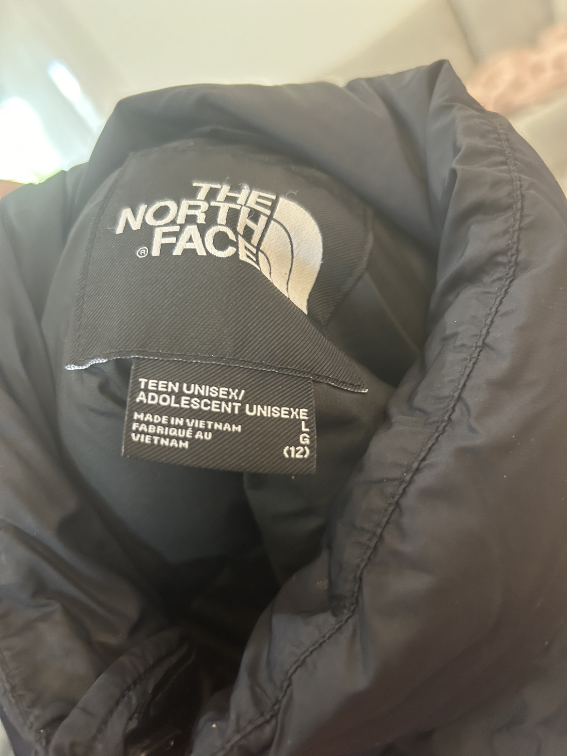 North Face Puffer coat teen large