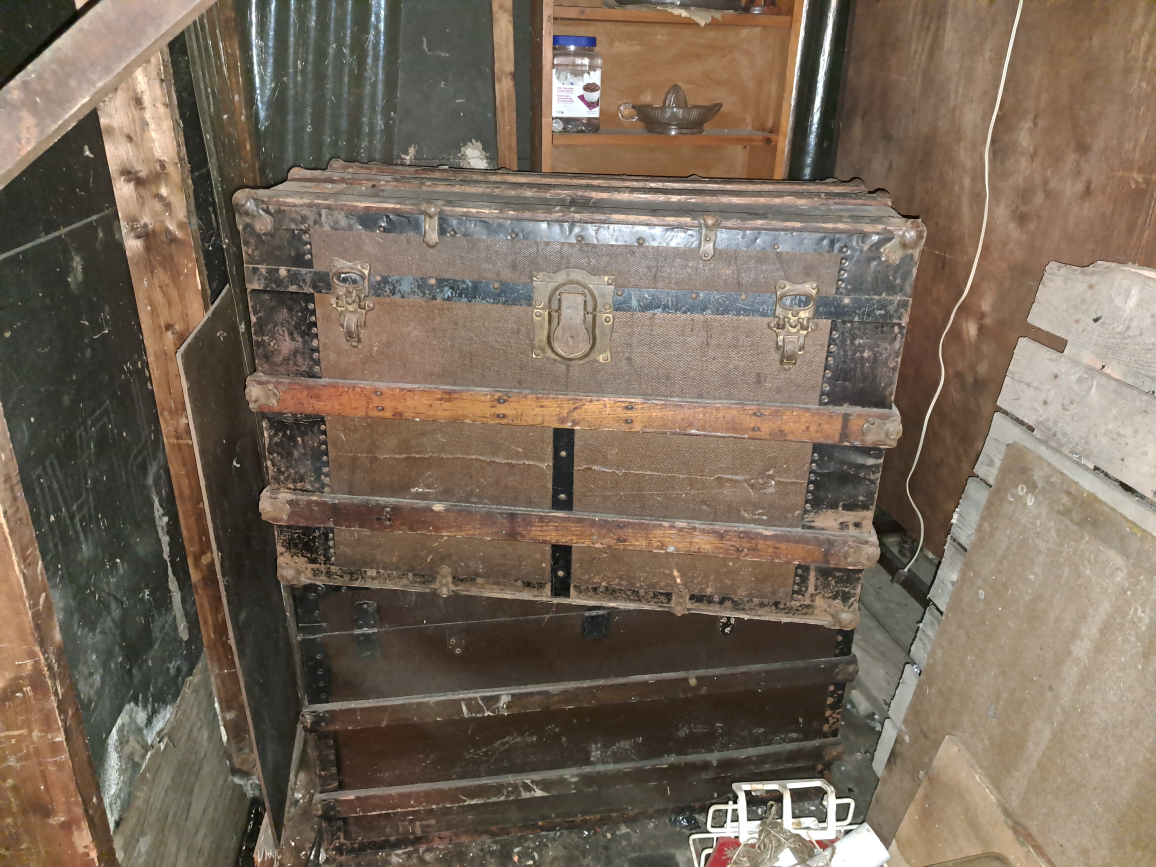 old wooden chest