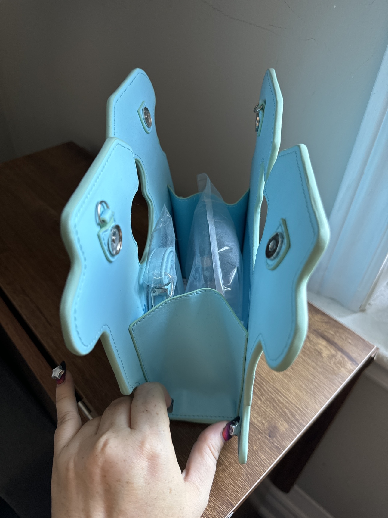 Studiocult Bread Tag handbag in Baby Blue - photo 2