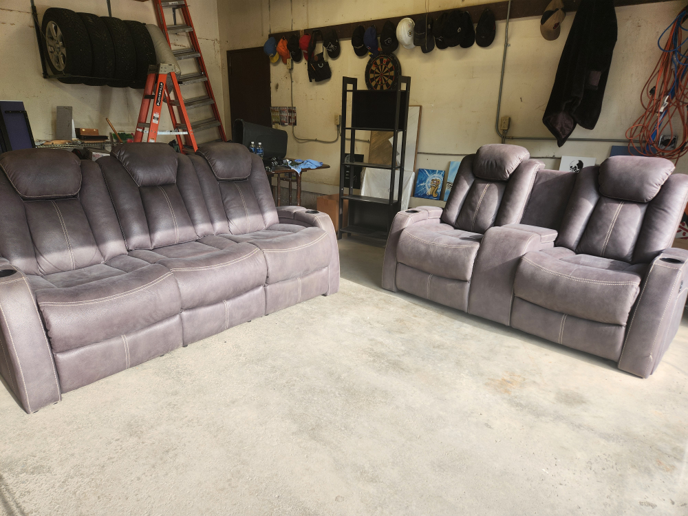 2 piece - Power Reclining couches