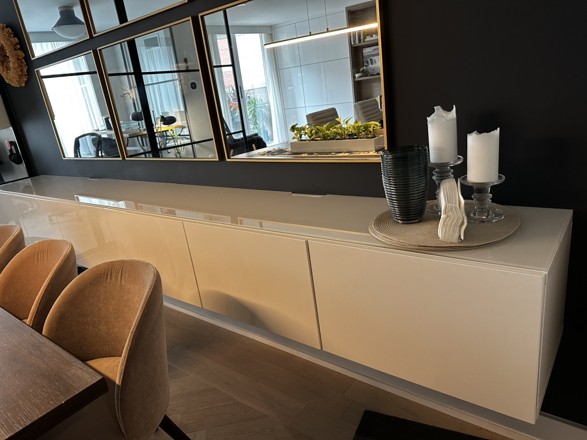 2 IKEA Besta wall mounted tv units