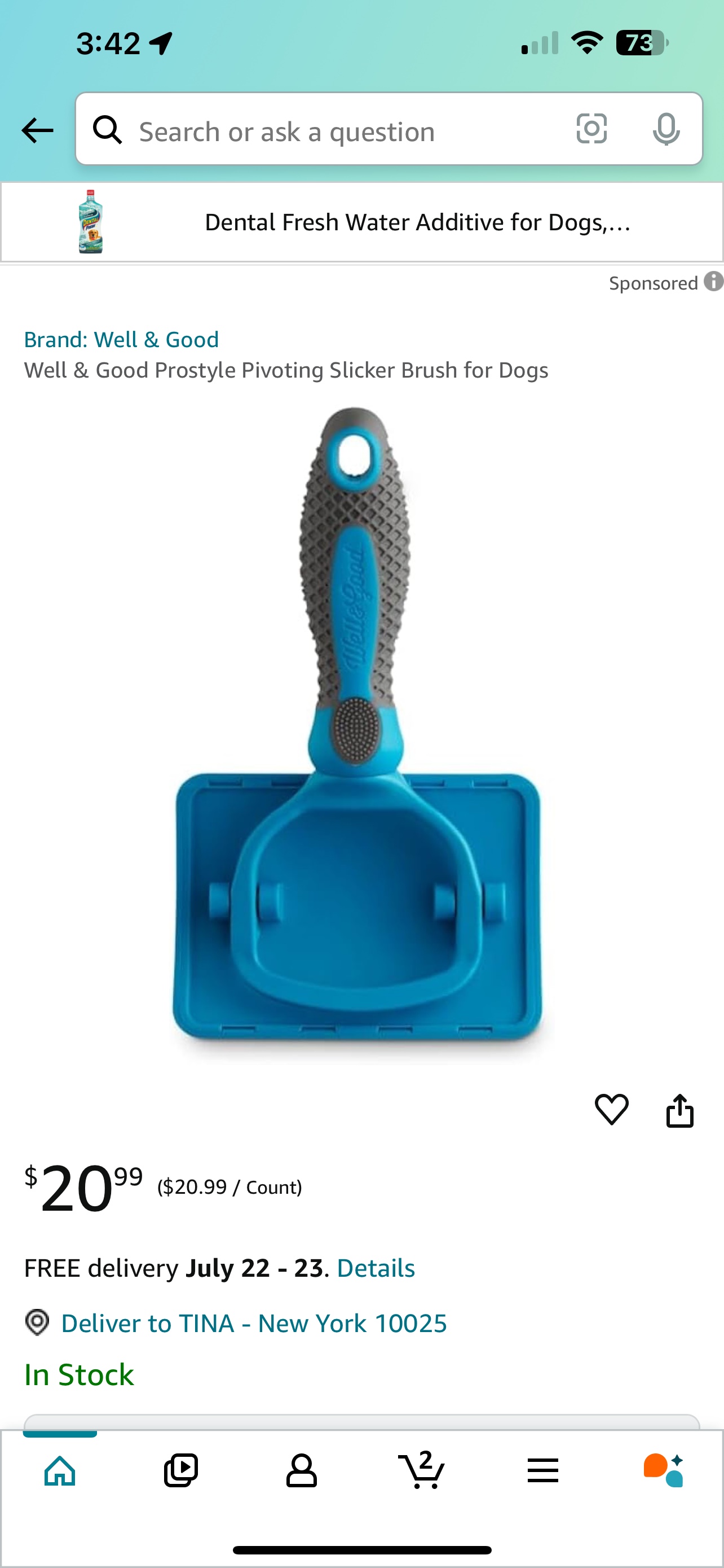 Pet brush image indicator(5)