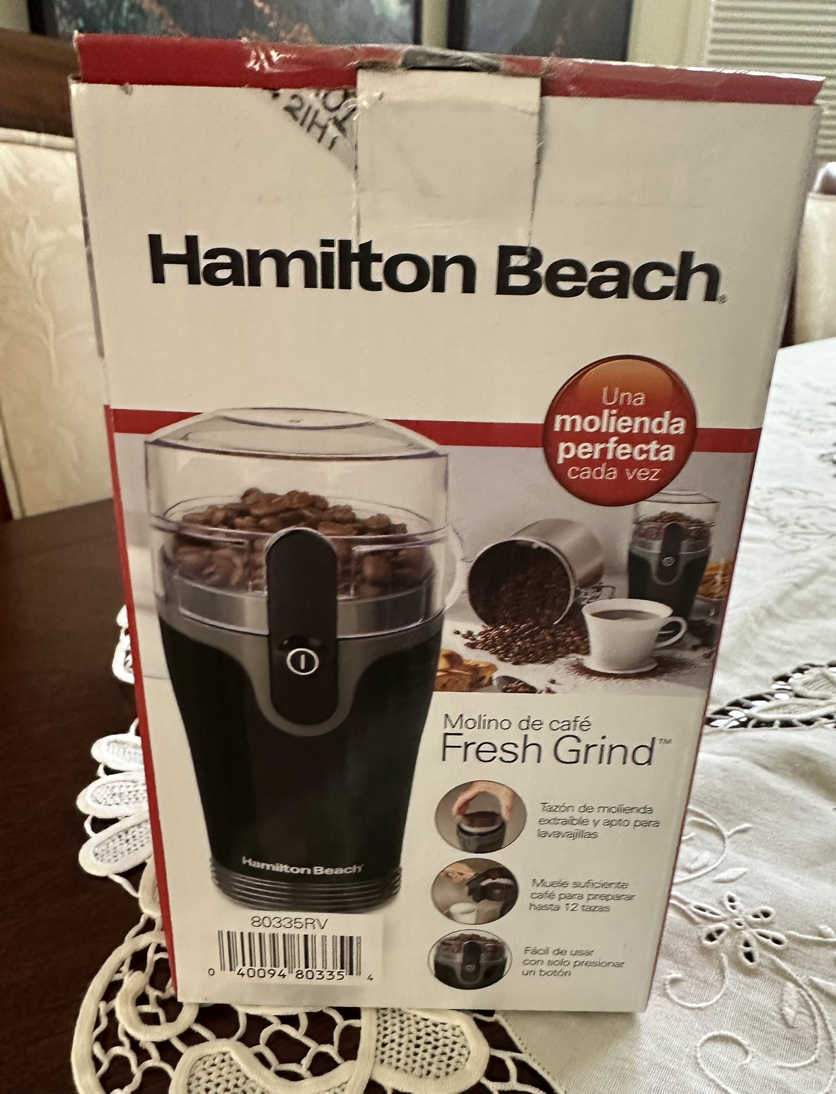 Hamilton Beach coffee grinder new never used