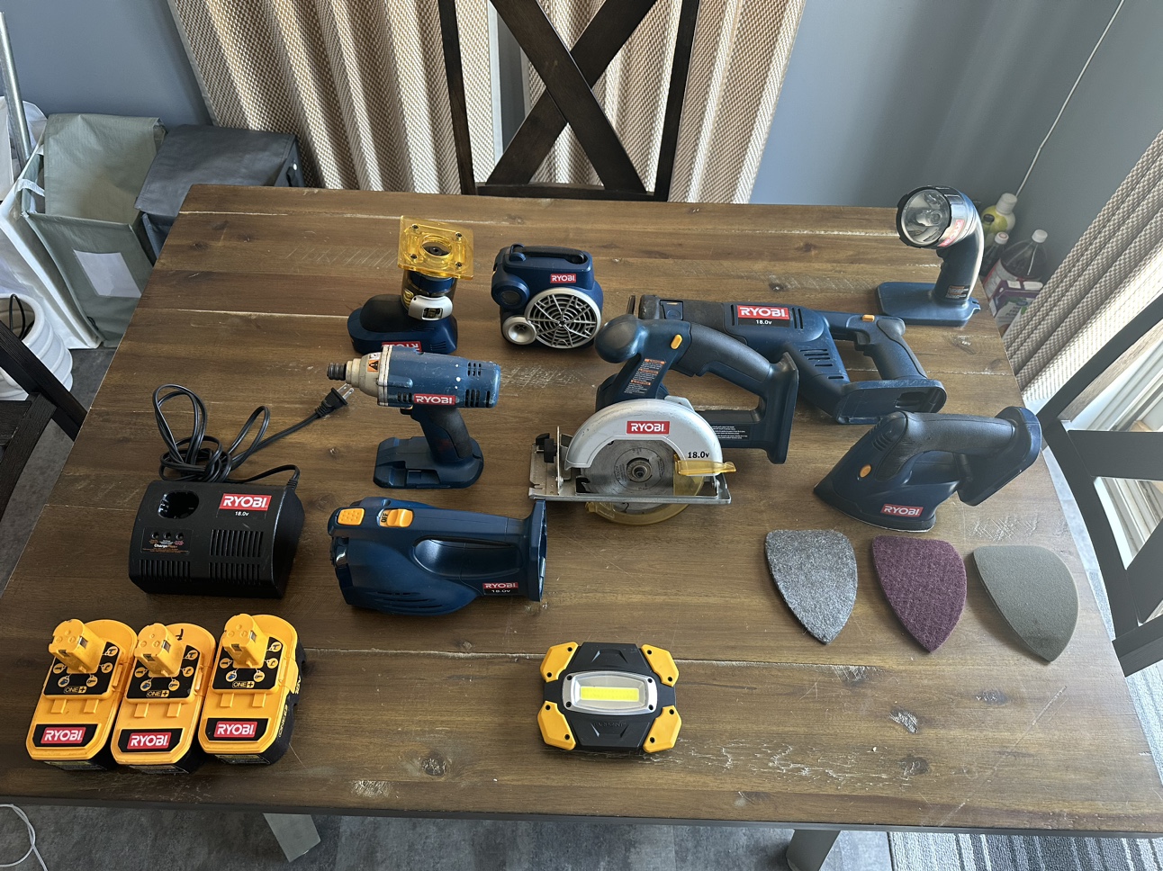 Ryobi Blue One+ 18V Cordless toolset