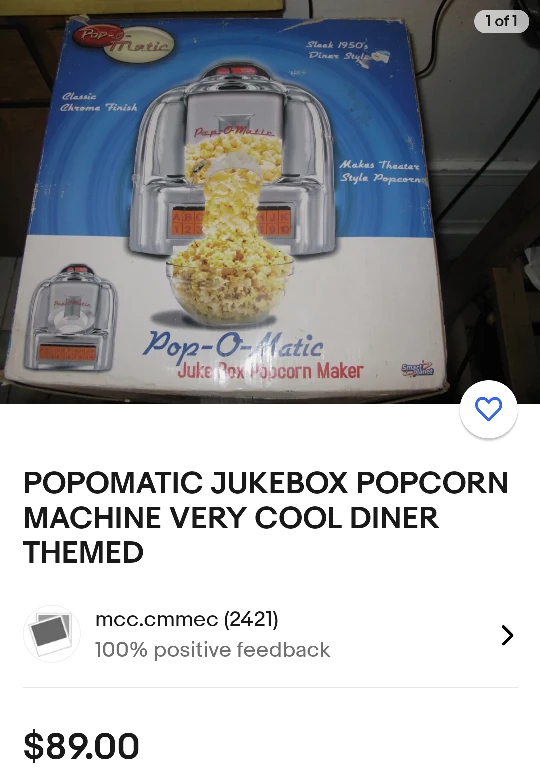 NEW!   Popcorn Machine (Markham E not Birchcliffe) image indicator(2)