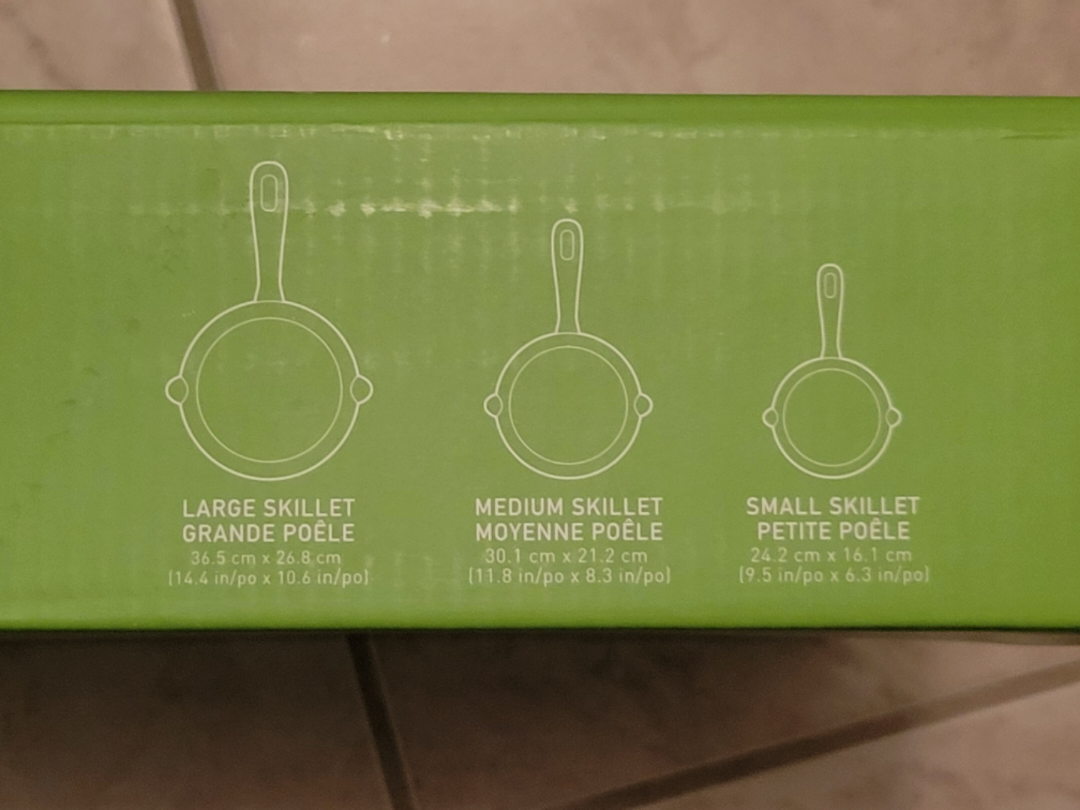 Cast Iron Skillet Set(New, Unopened) - photo 3