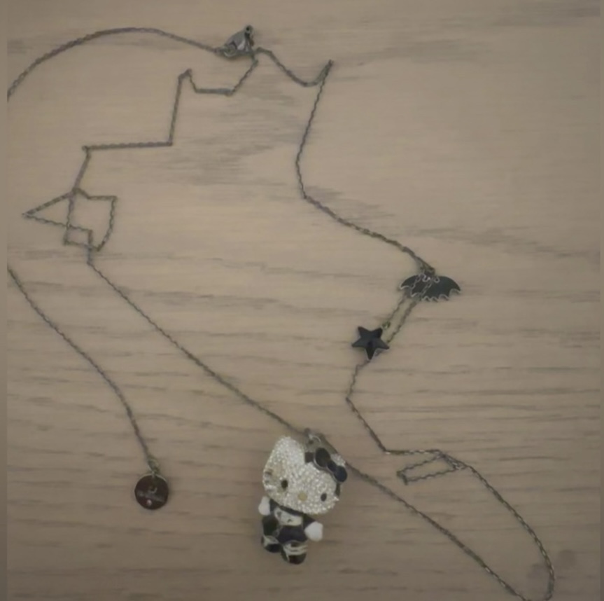 Hello Kitty chain with Swarovski crystals - photo 3