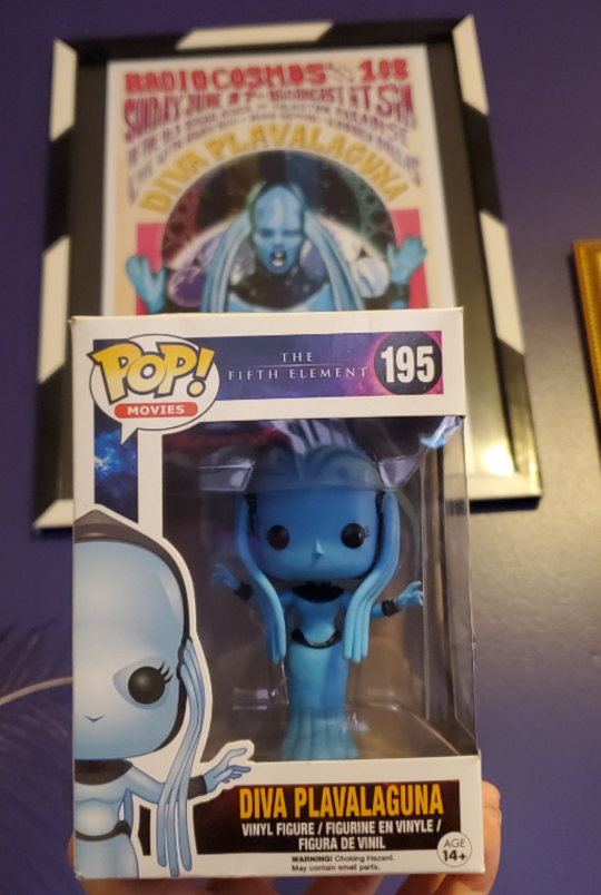 rare Funko Pop! The Fifth Element-Diva Plavalaguna👾💙