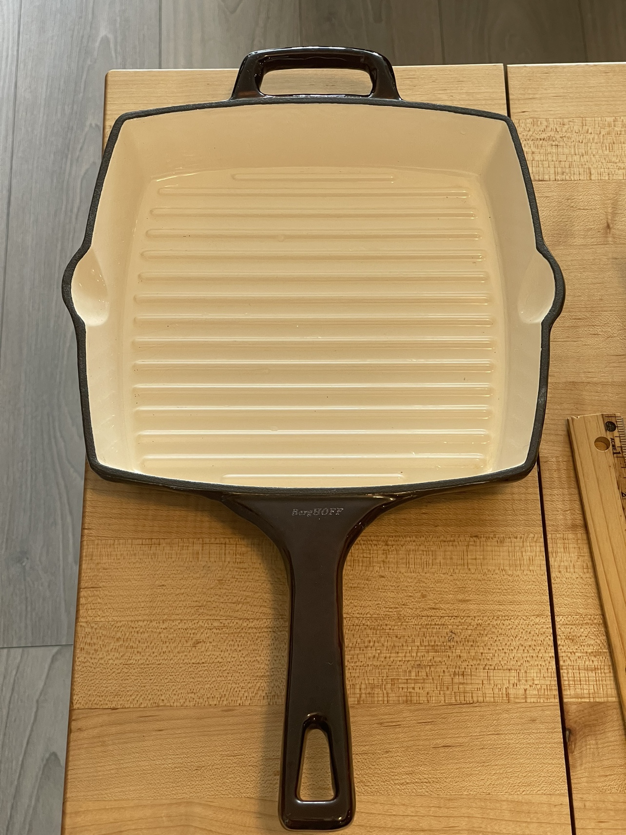 Cast Iron Grill Pan - enameled, by Berghoff thumbnail