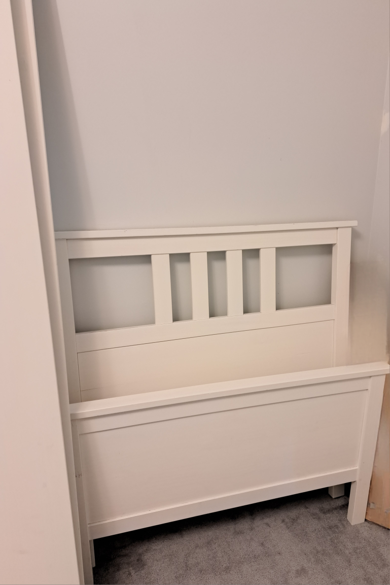 Ikea Hemnes bed Frame Twin$120/Luröy bed base $20/Box Spring $55 - photo 3