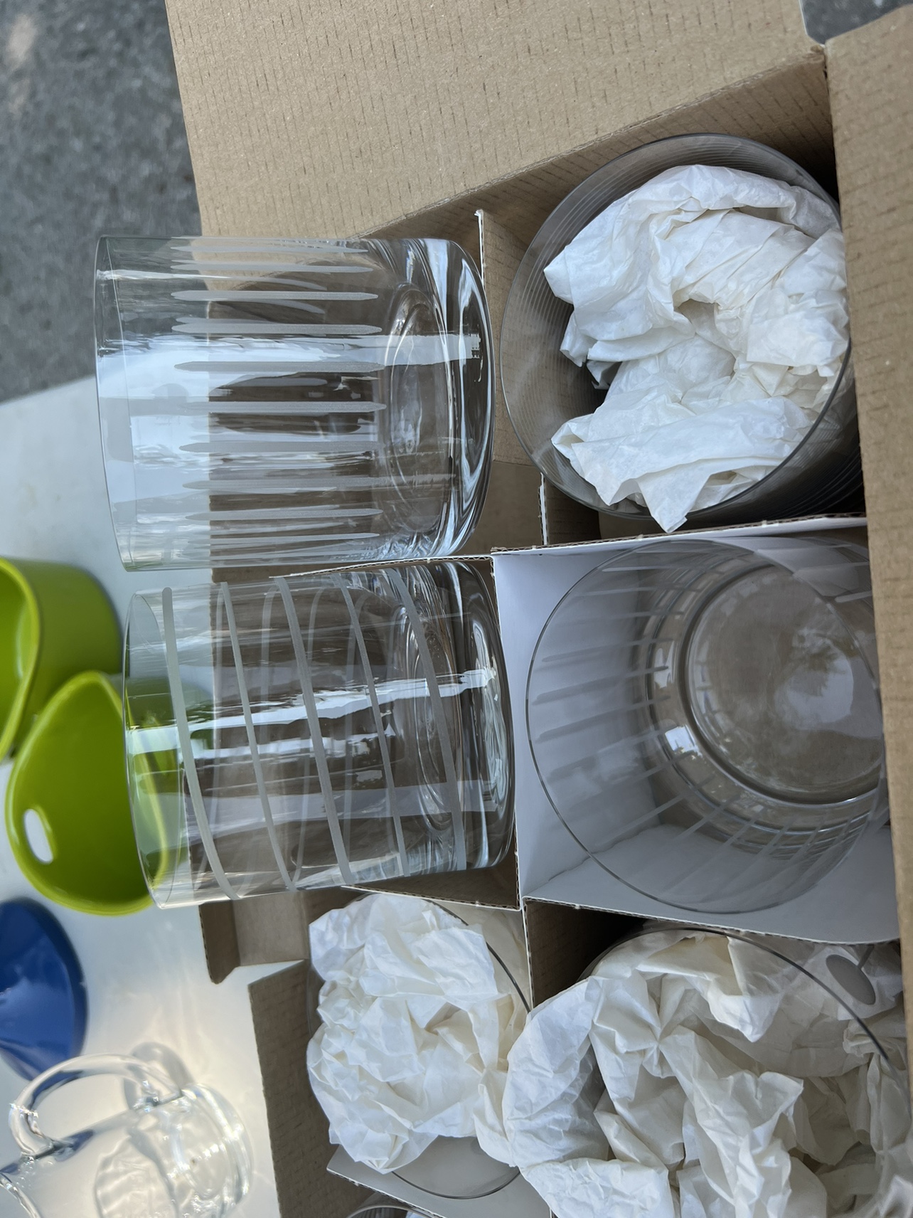 Micasa set of 8 glasses, never used - photo 3