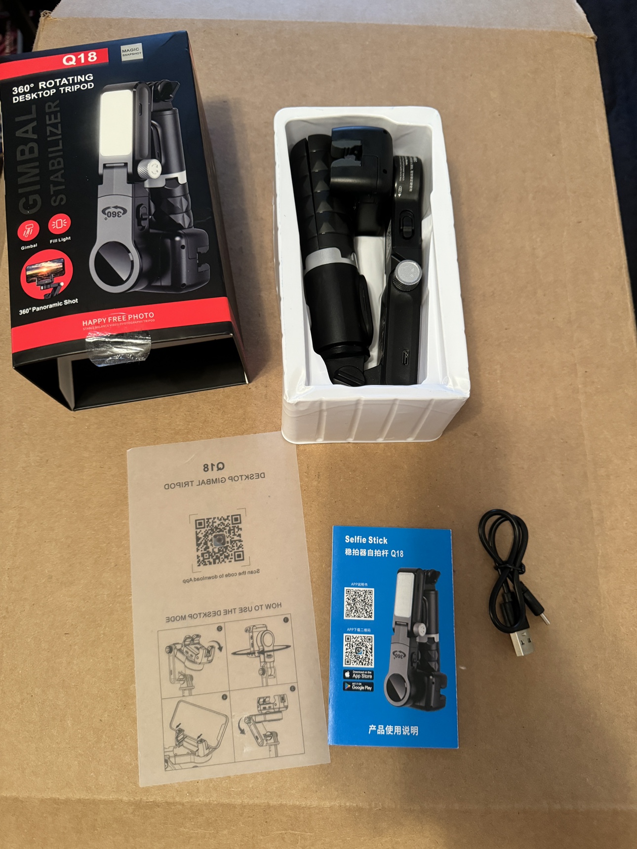 360 Rotating Desktop Tripod - photo 5