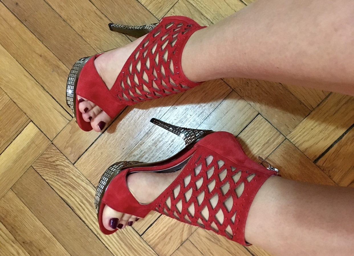 suede high heel sandals image indicator(6)