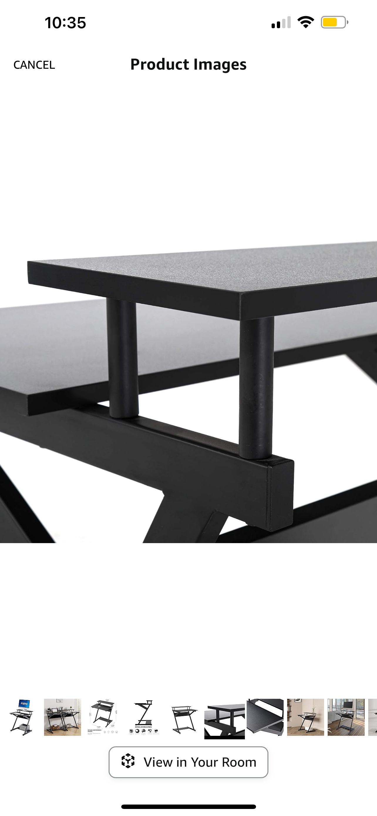 Barely used computer desk - photo 3
