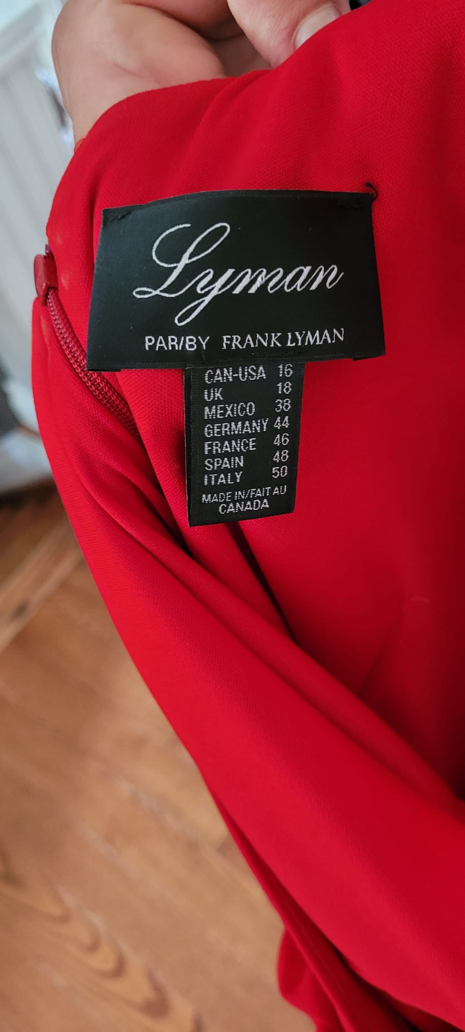 Red dress
