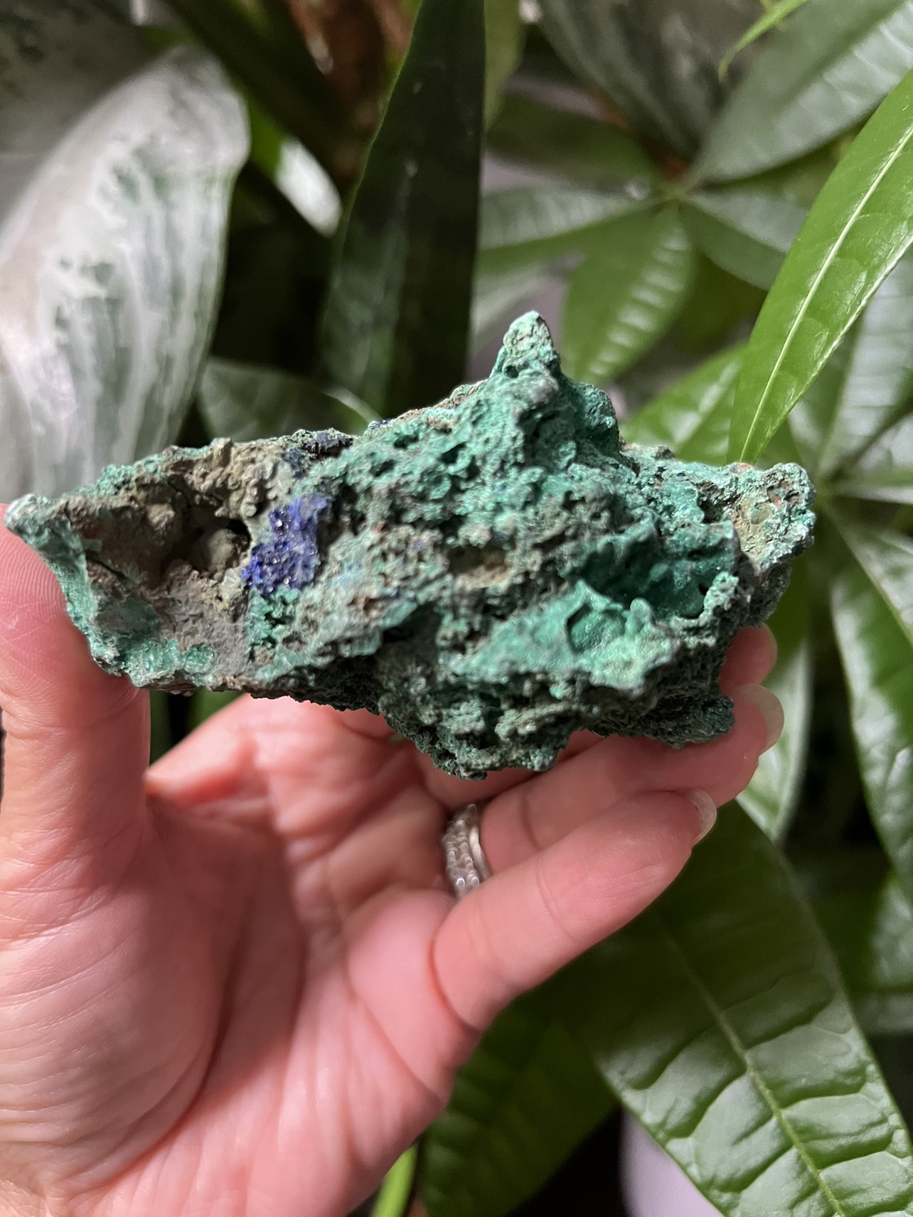 Malachite specimen (b) | crystal image indicator(3)