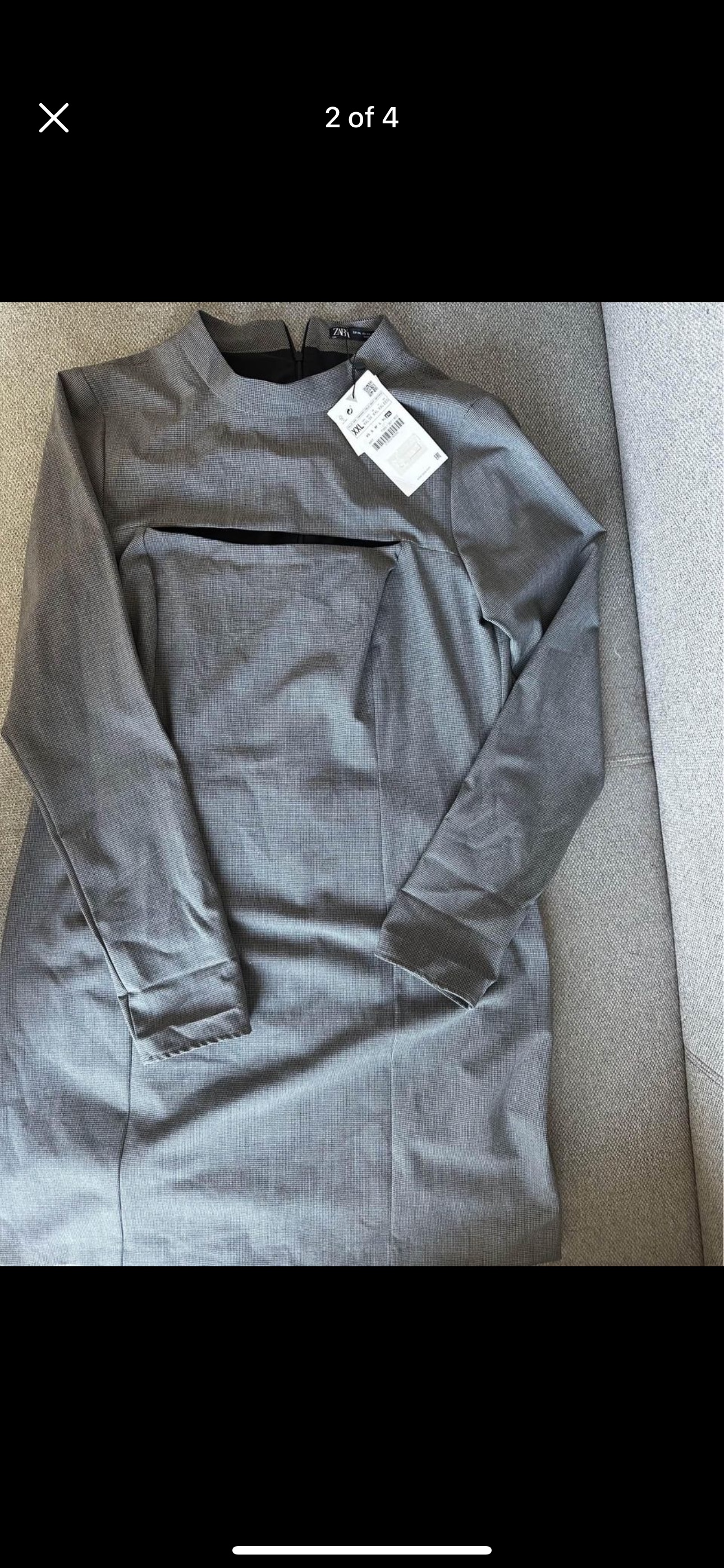 ZARA Woman Cut Out Dreds Linen Blend XXL but will fit L - photo 2