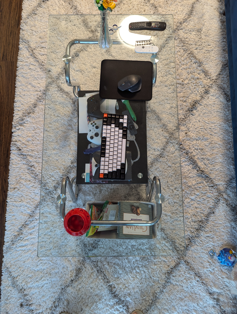 glass coffee table - photo 3