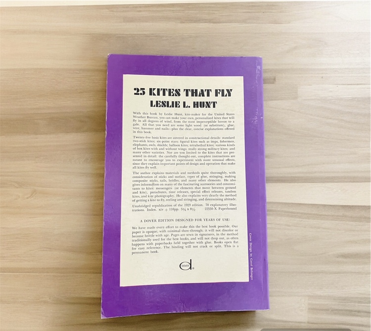 Vintage Paperback 25 Kites That Fly 1971 Kitemaking Tailless image indicator(2)