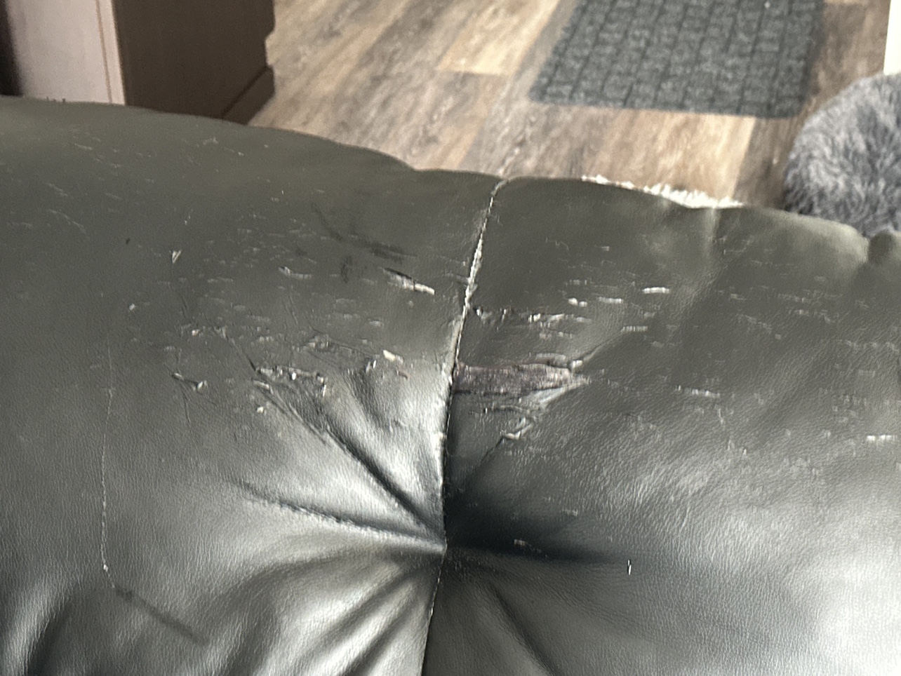 Leather couch - photo 2
