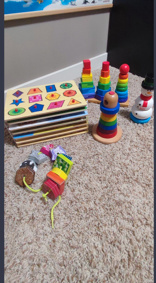 Melissa & Doug wooden puzzle thumbnail