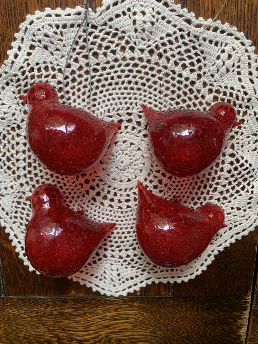 Hand blown Glass Birds