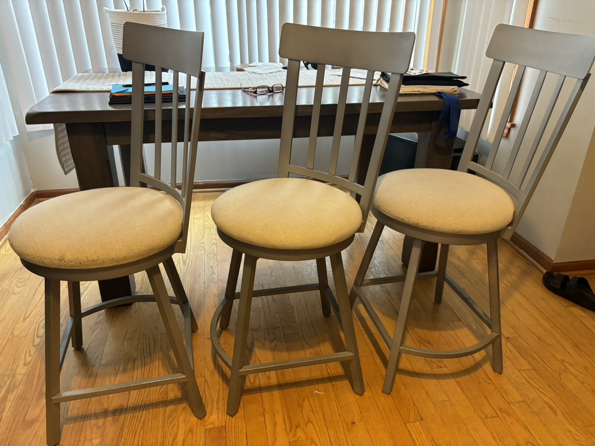 Wrought Iron Bar stools