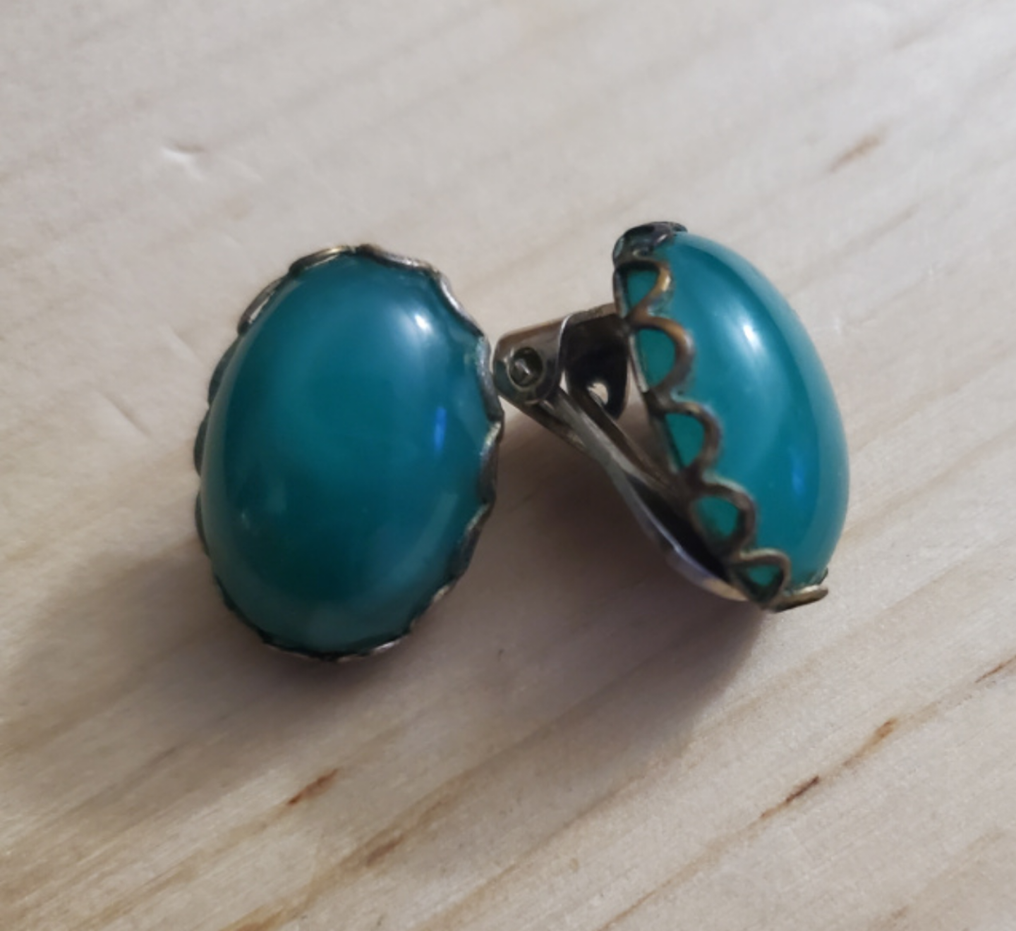 Vtg. Clip on earrings - photo 2