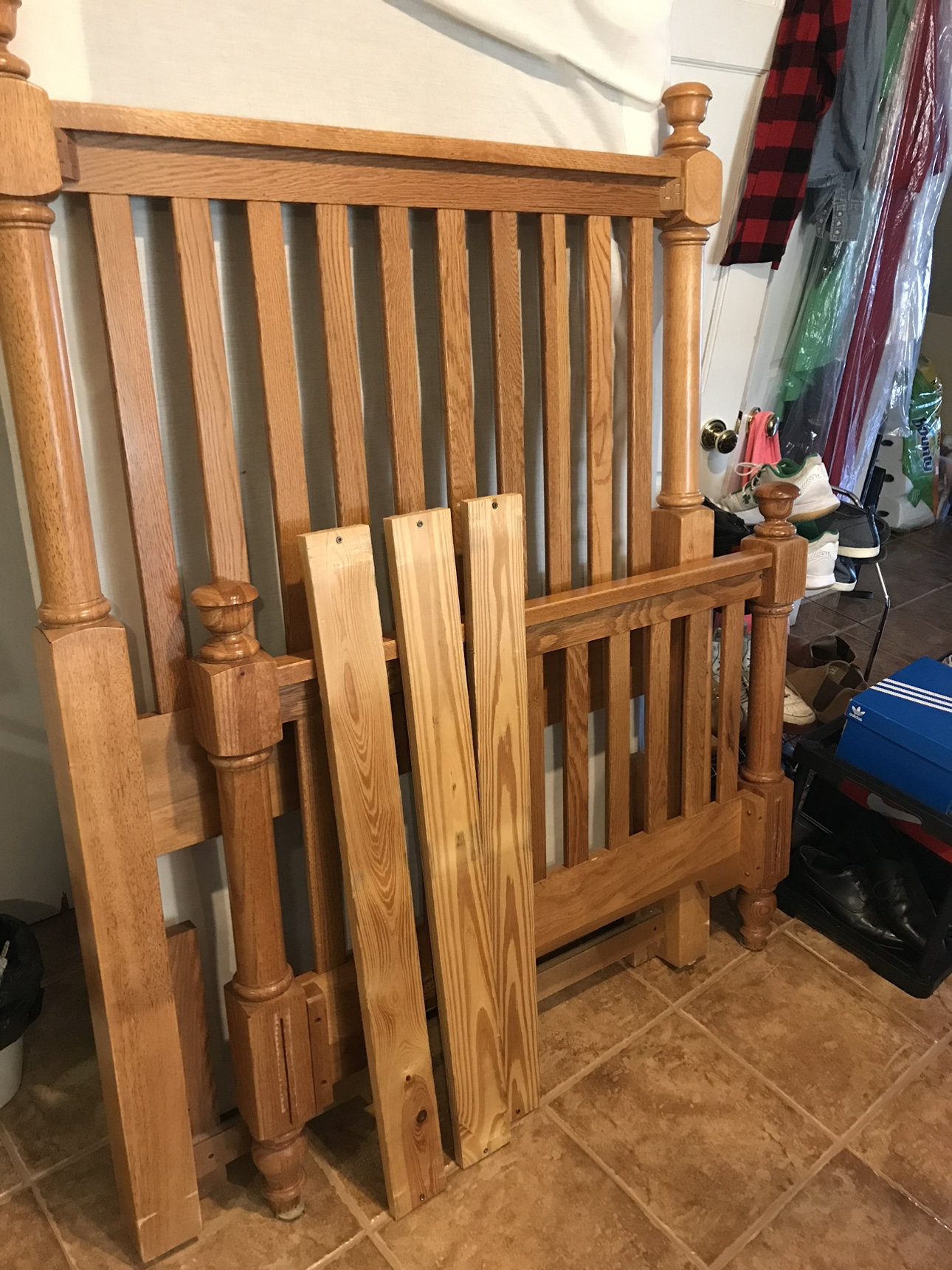Solid wood, twin bed - photo 3