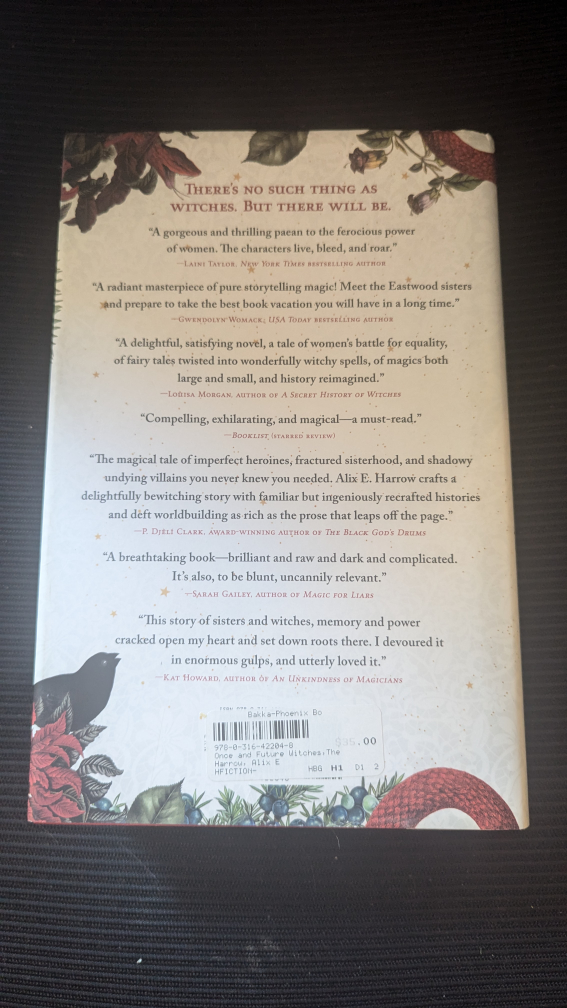 The Once and Future Witches by Alix Harrow (hardcover) - photo 2