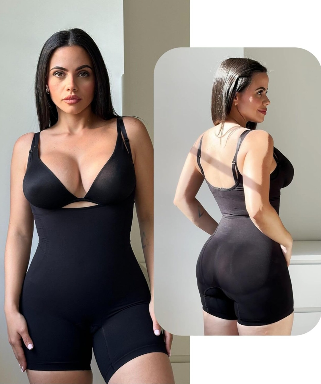 SHAPERX Women's Sculpting Bodysuit Tummy Control thumbnail