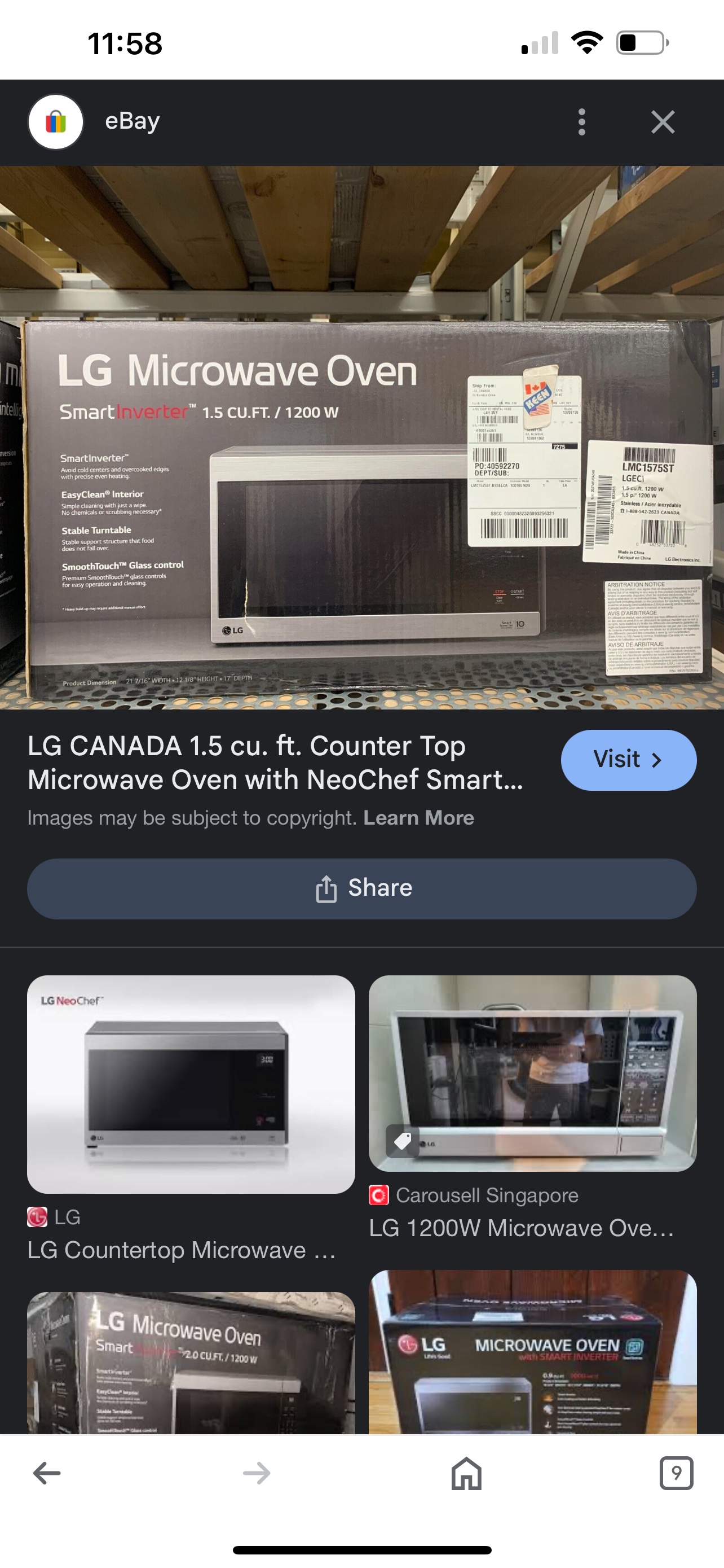 LG microwave - photo 3