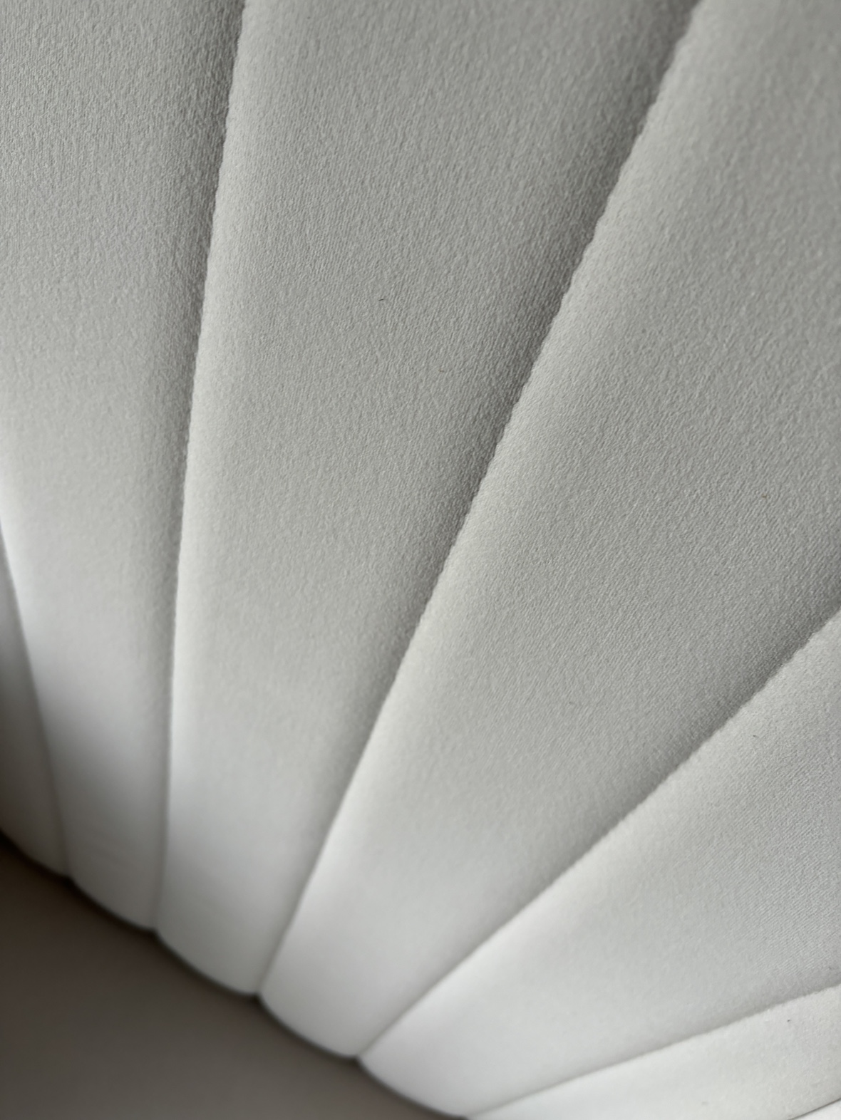 Velvet white chair - photo 3