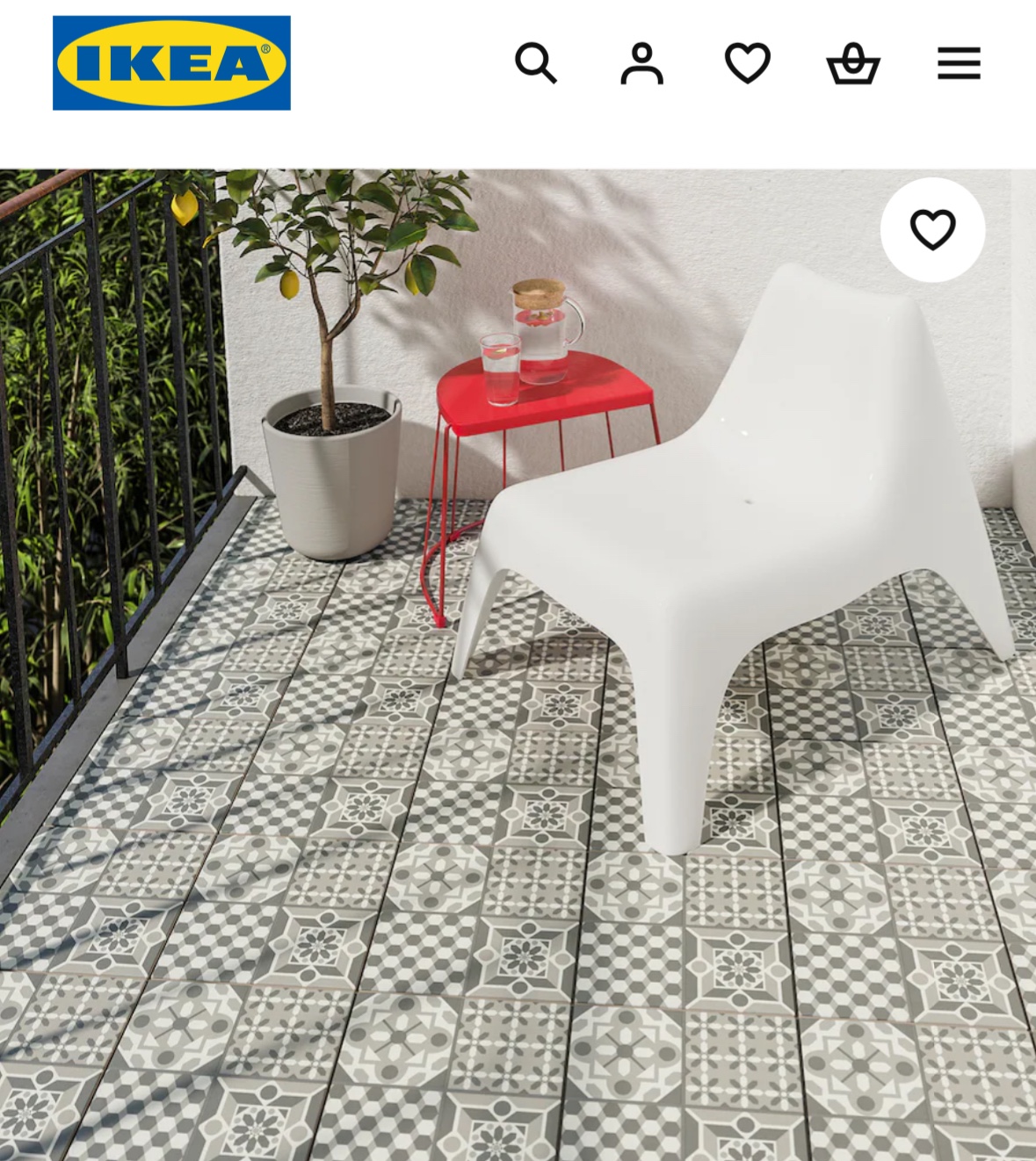 Unused Decking Tiles- Ikea MALLSTEN image indicator(3)